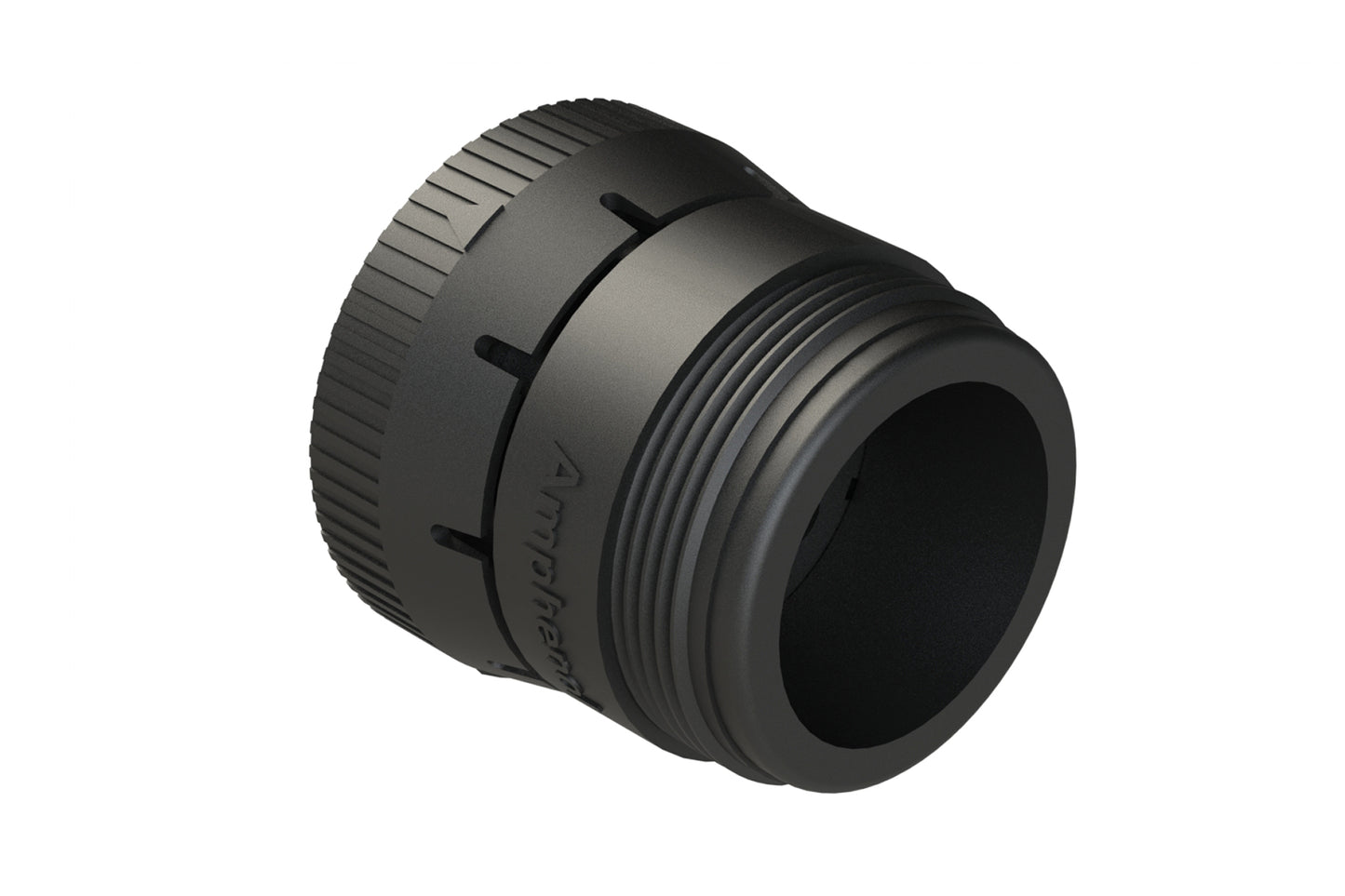 28-54800-NS 9 Position Plug J1939-13 Type 2, coupling ring, no rear seal, Black