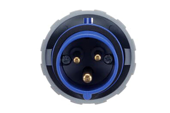 2CMA100584R1000 2P+E Male Industrial Plug, UL/CSA. Replaces Part# ABB316P6W. Comparable part no. ME320P6W, 320P6W, 320P6WLEV, HBL320P6W, AH316P6W, PS316P6W, 320P6W