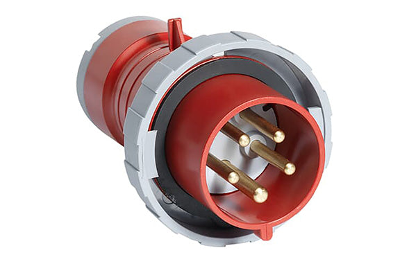 2CMA100591R1000 3P+N+E Male Industrial Plug, UL/CSA. Replaces Part# ABB532P6W. Comparable part no. ME530P6W, HBL532P6W, AH532P6W, PS532P6W