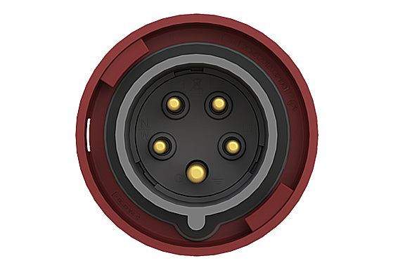 2CMA101089R1000 3P+N+E Industrial Plug. Replaces Part# 416EP6W