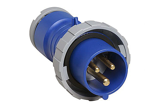 2CMA166722R1000 2P+E Industrial Plug. Replaces Part# 232P6W. Comparable part no. GW60037H, 0232-6, S32S25, 210594, 239306, 218.3233, 477306, PEW 3263 SV, PV232-6S