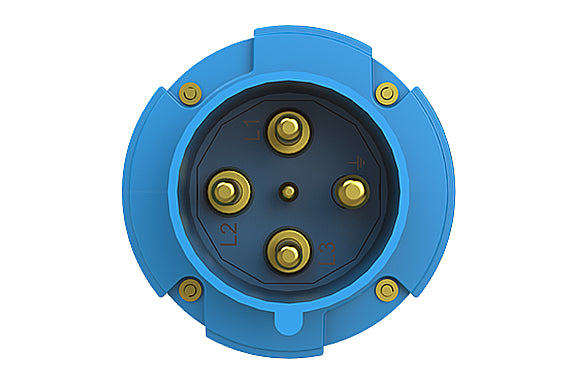 2CMA166756R1000 3P+E Industrial Plug. Replaces Part# 363P9