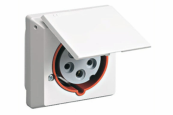 2CMA178699R1000 3P+N+E Socket Outlet for Flush Mounting. Replaces Part# CUED 416-6