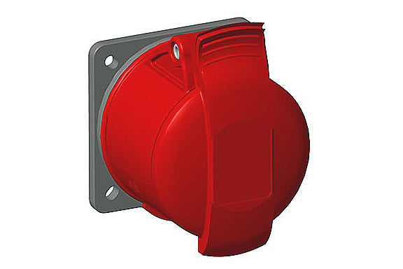 2CMA193163R1000 3P+N+E Panel Mounted Socket Outlet, Straight. Replaces Part# 416R6