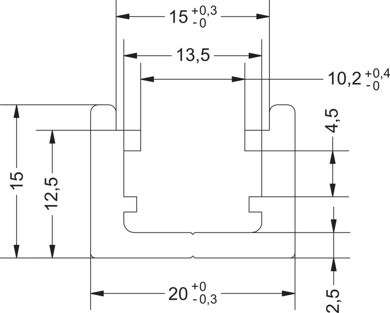 380180.2 Cabinet|Accessories|RG rail|RG020