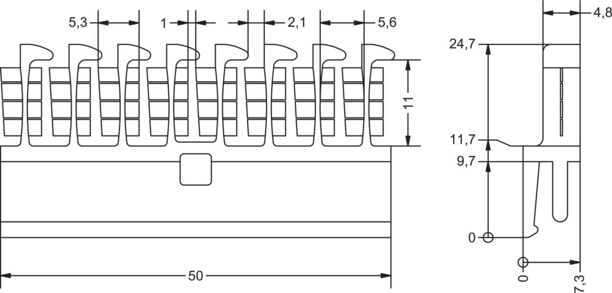 380244.01 Cabinet|Accessories|Plastic parts|Comb cover