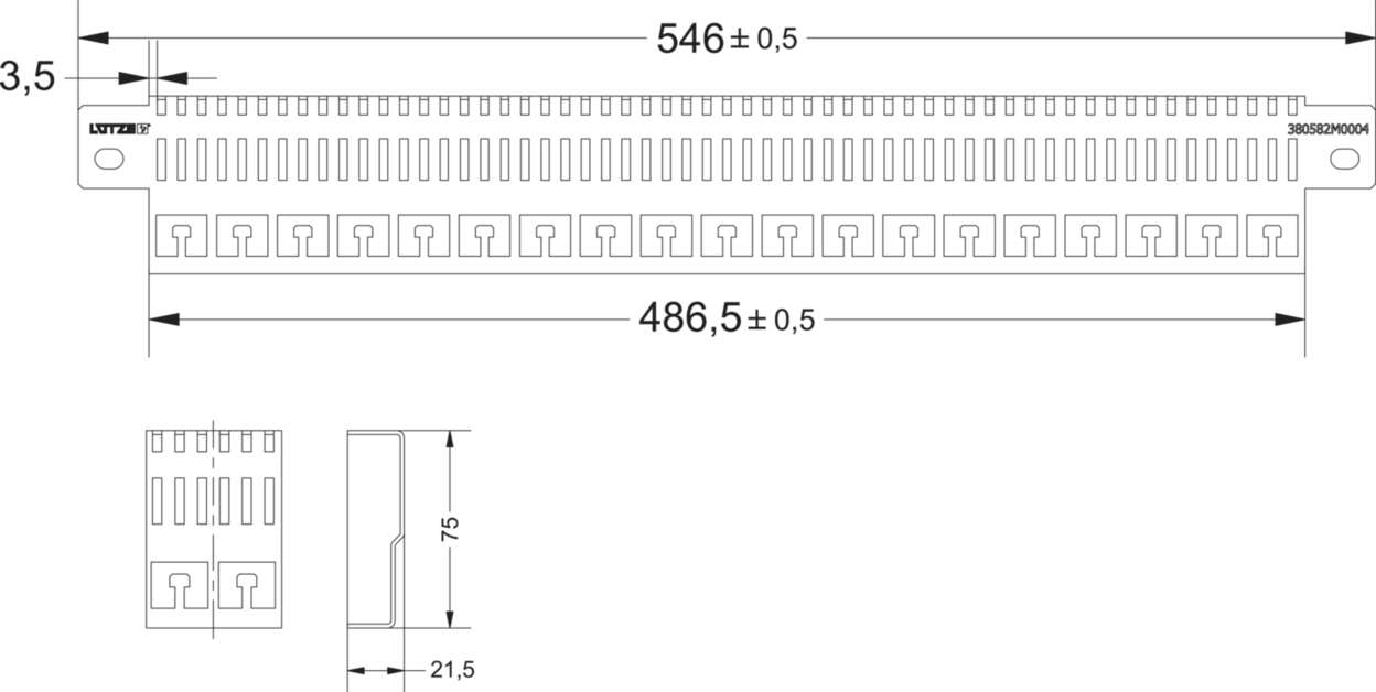 380582M0004 Cabinet|Accessories|EMC|EMC rail