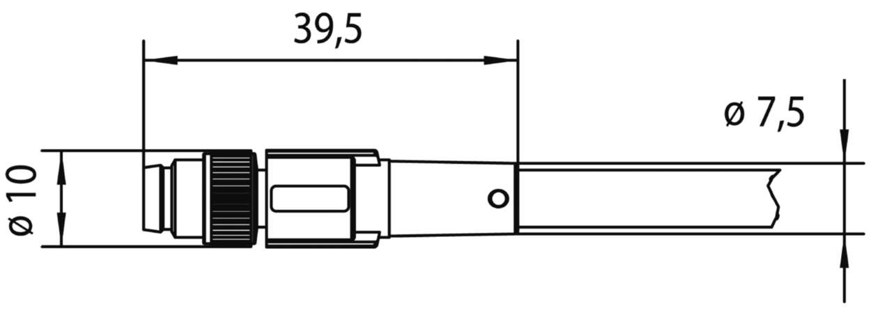 487006 Actuator Sensor cable assembly|Actuator Sensor cable extrusion|M 8 Connection cable|M 8 Connection cable