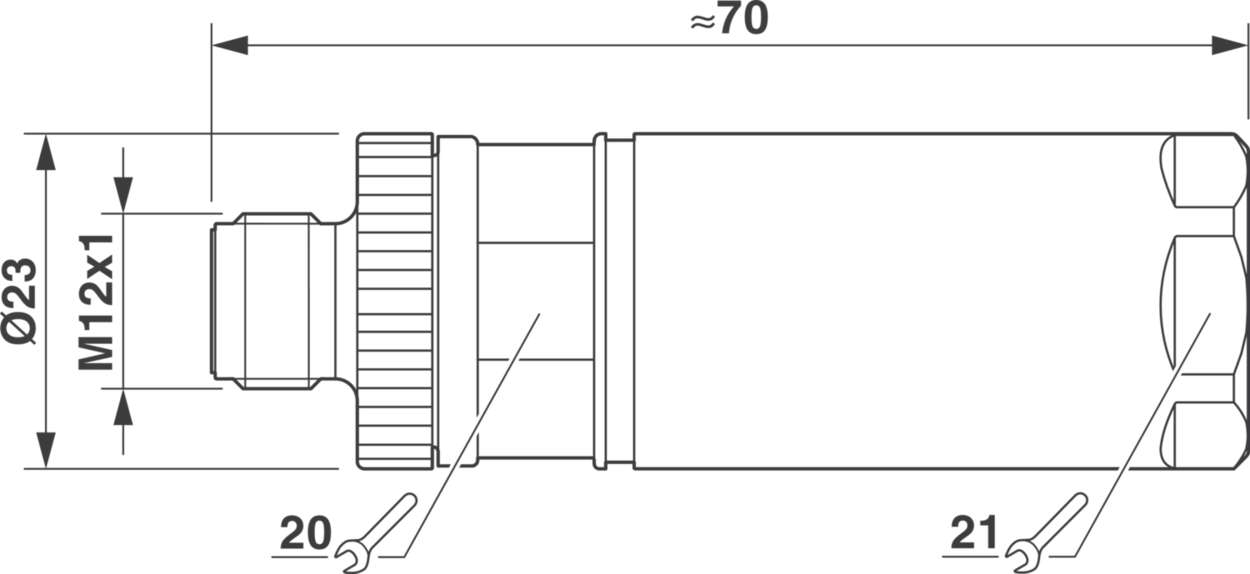 490256 Actuator Sensor cable assembly|Configurable connector|M 12|M 12