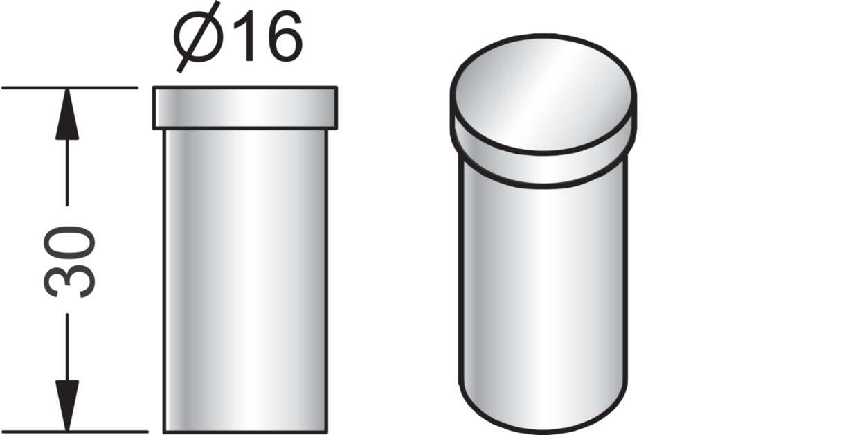 606259 Cable fitting + accessories|Cablefix Vario|Blind plug|Blind plug