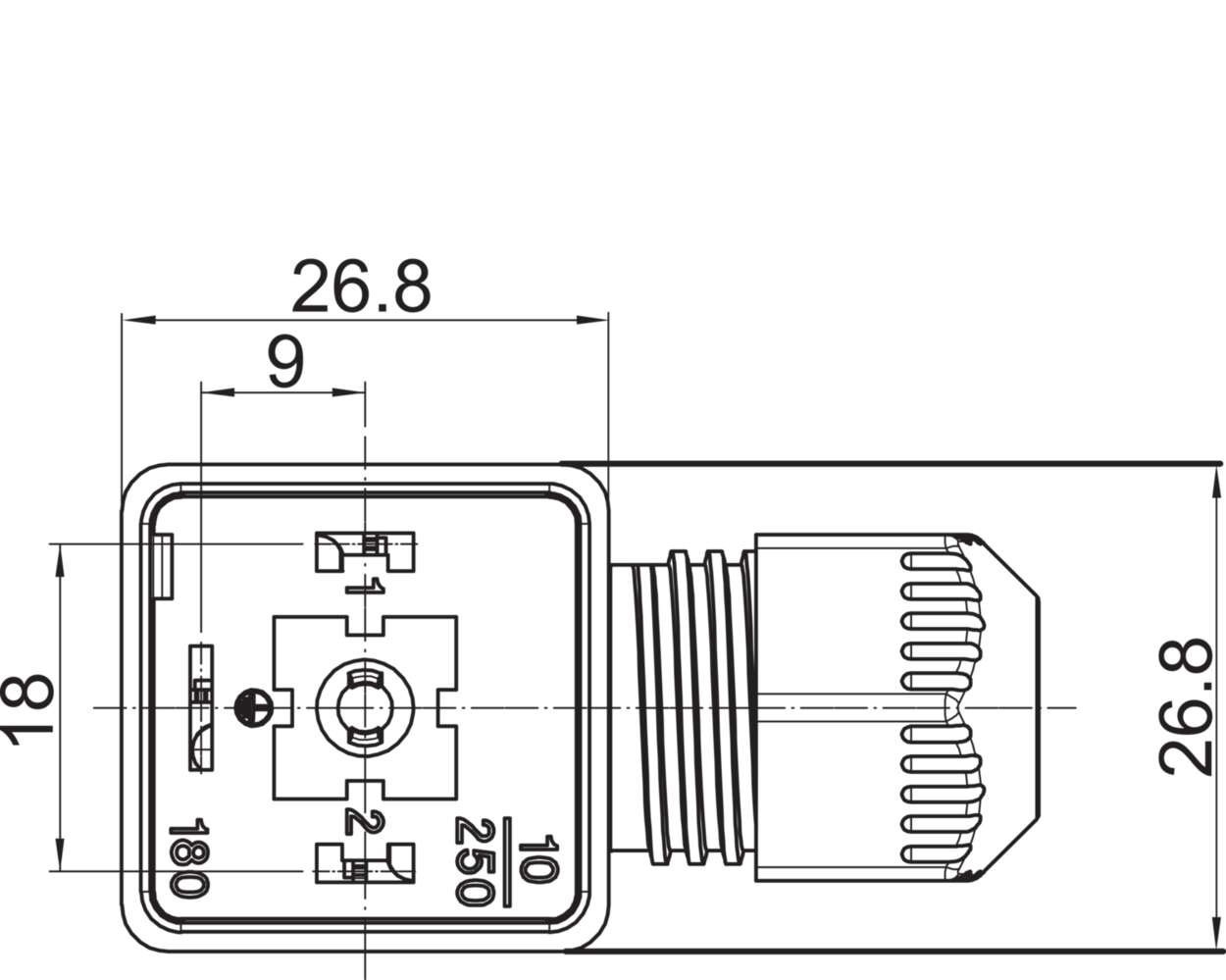 705810 Protection and suppression techn|Valve connector|configurable|Design A