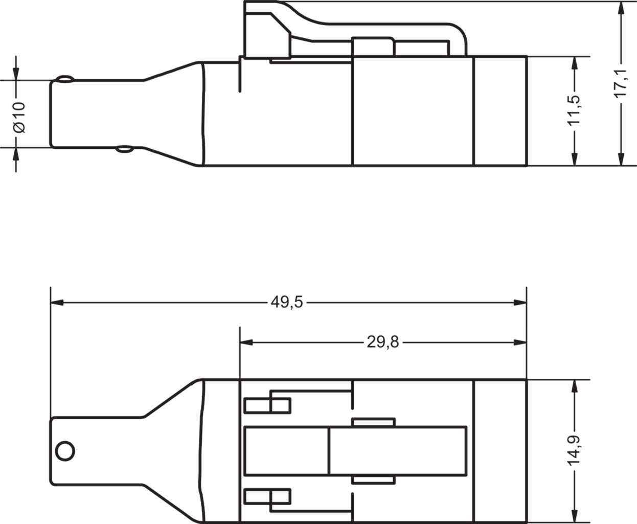 709442.2 Protection and suppression techn|Valve connector|With cable|Deutsch
