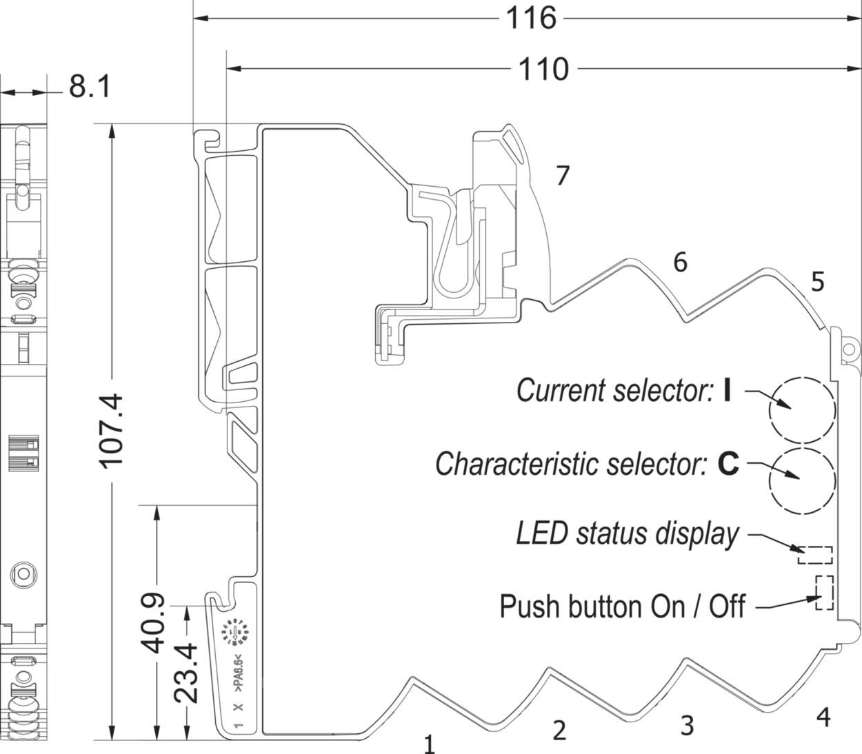 716413 Function module|Line protection|LOCC-Box Class 2|LOCC-Box Class 2