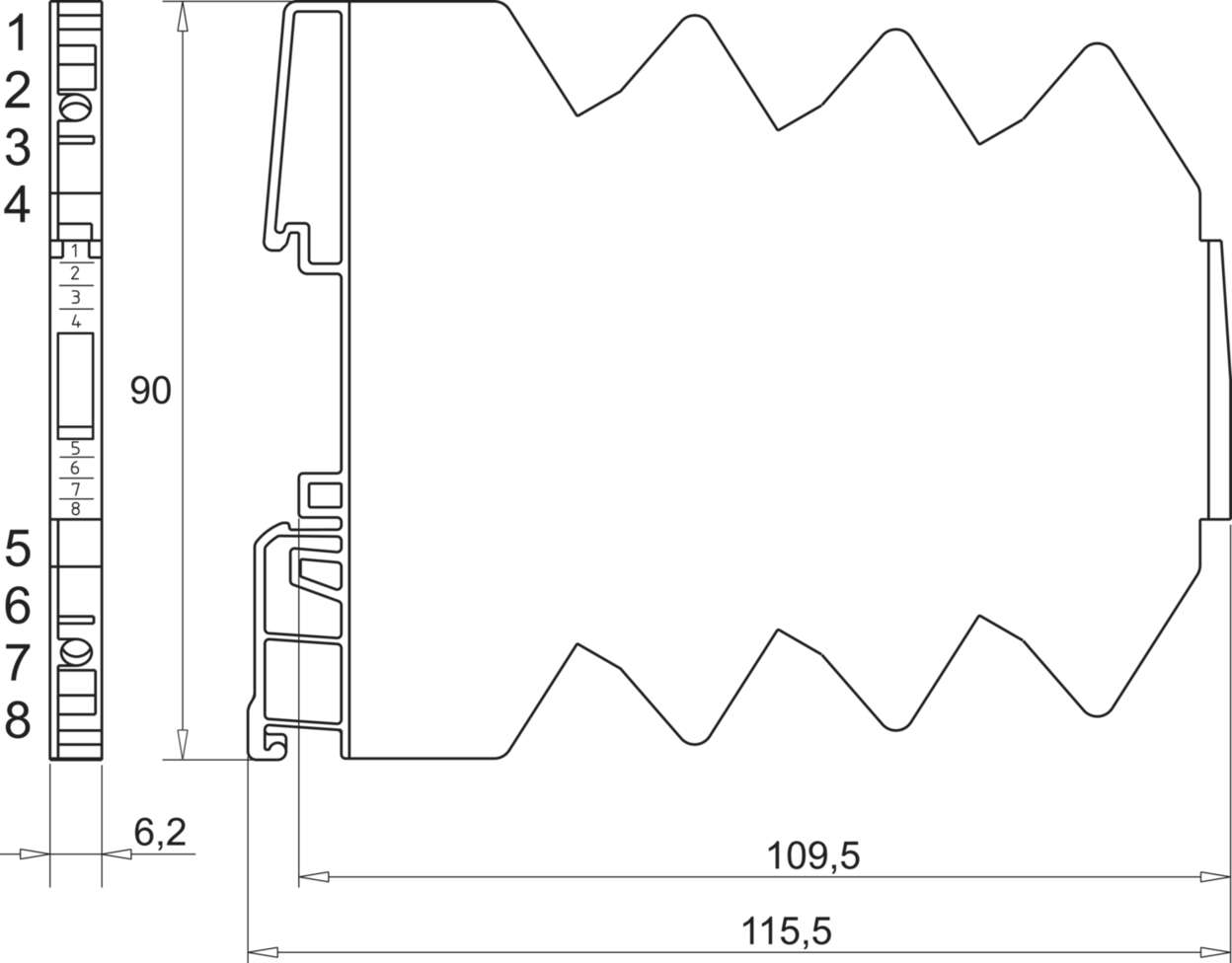 750360 Converter|Isolation converter|Analog limit switch|Analog limit switch