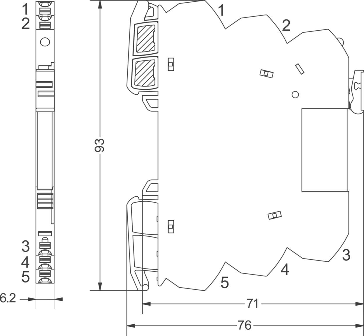 761021.1 Control unit|Relay coupler|Standard contacts|LCIS