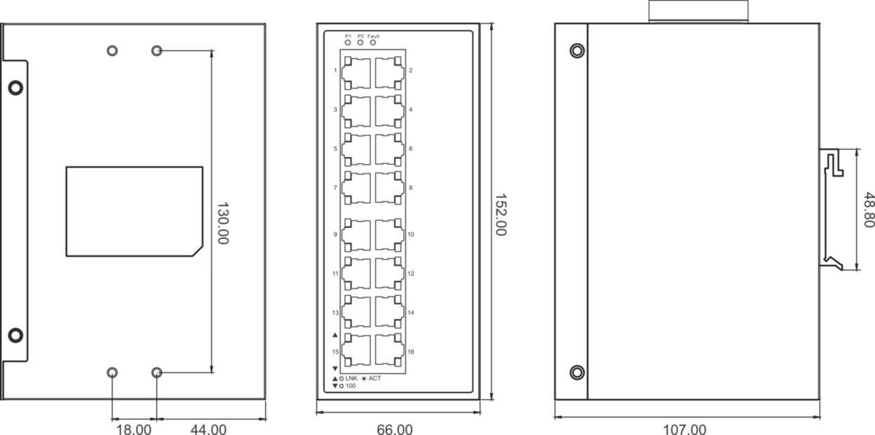 772008 Communication|Industrial Ethernet|Unmanaged Switch|Unmanaged Switch