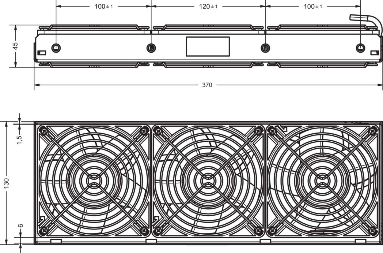 777000.1011 Cabinet|AirBLOWER|ALU rail basic material|AirSTREAM