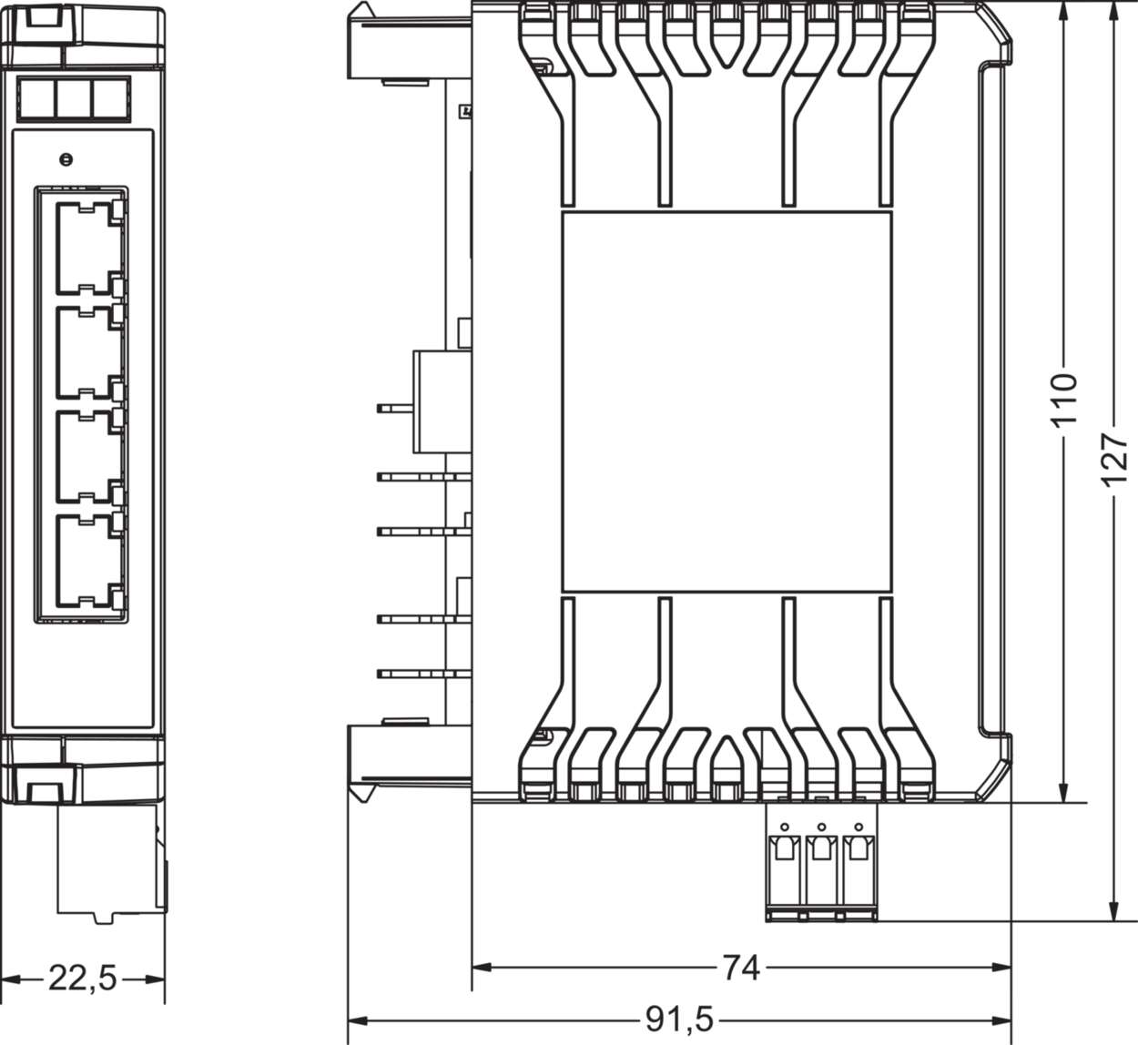 779200.0401 Communication|Industrial Ethernet|Unmanaged Switch|Unmanaged Switch