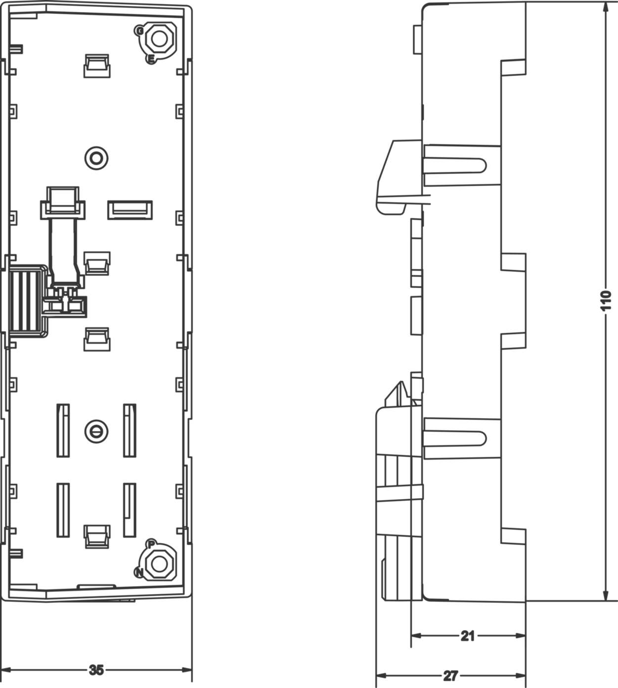 Housing|LCOS|Functional housing|35 mm