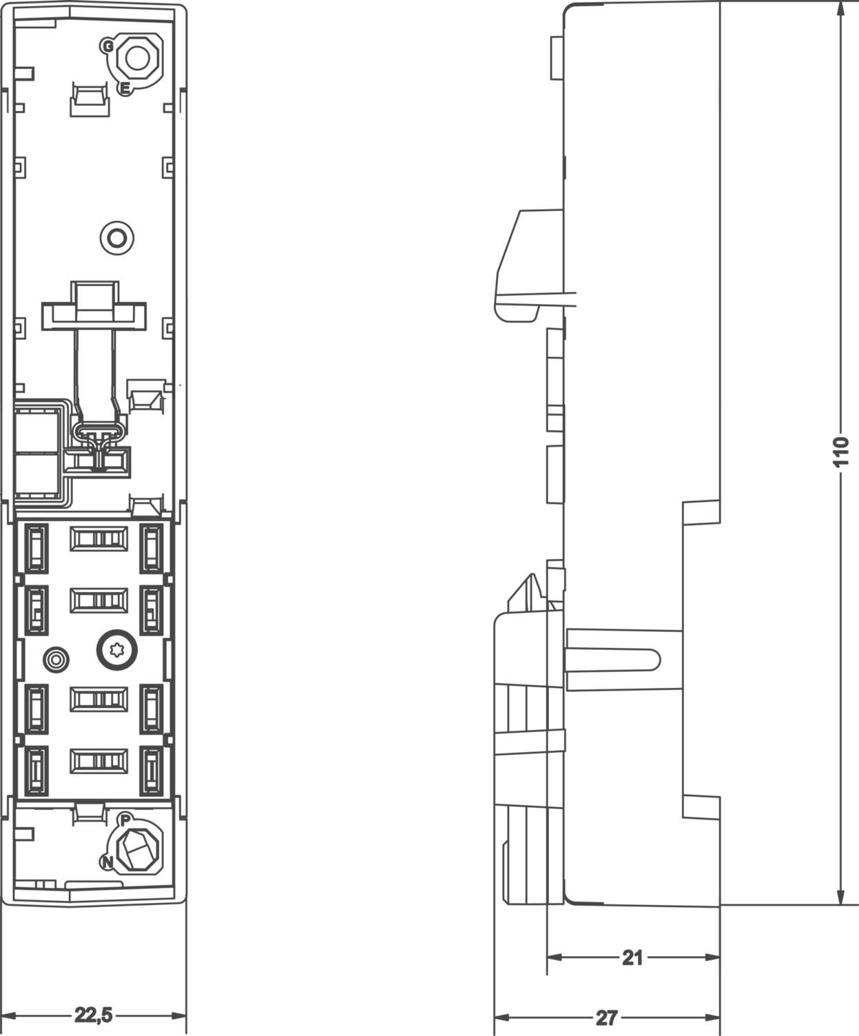 Housing|LCOS|Functional housing|22.500 mm