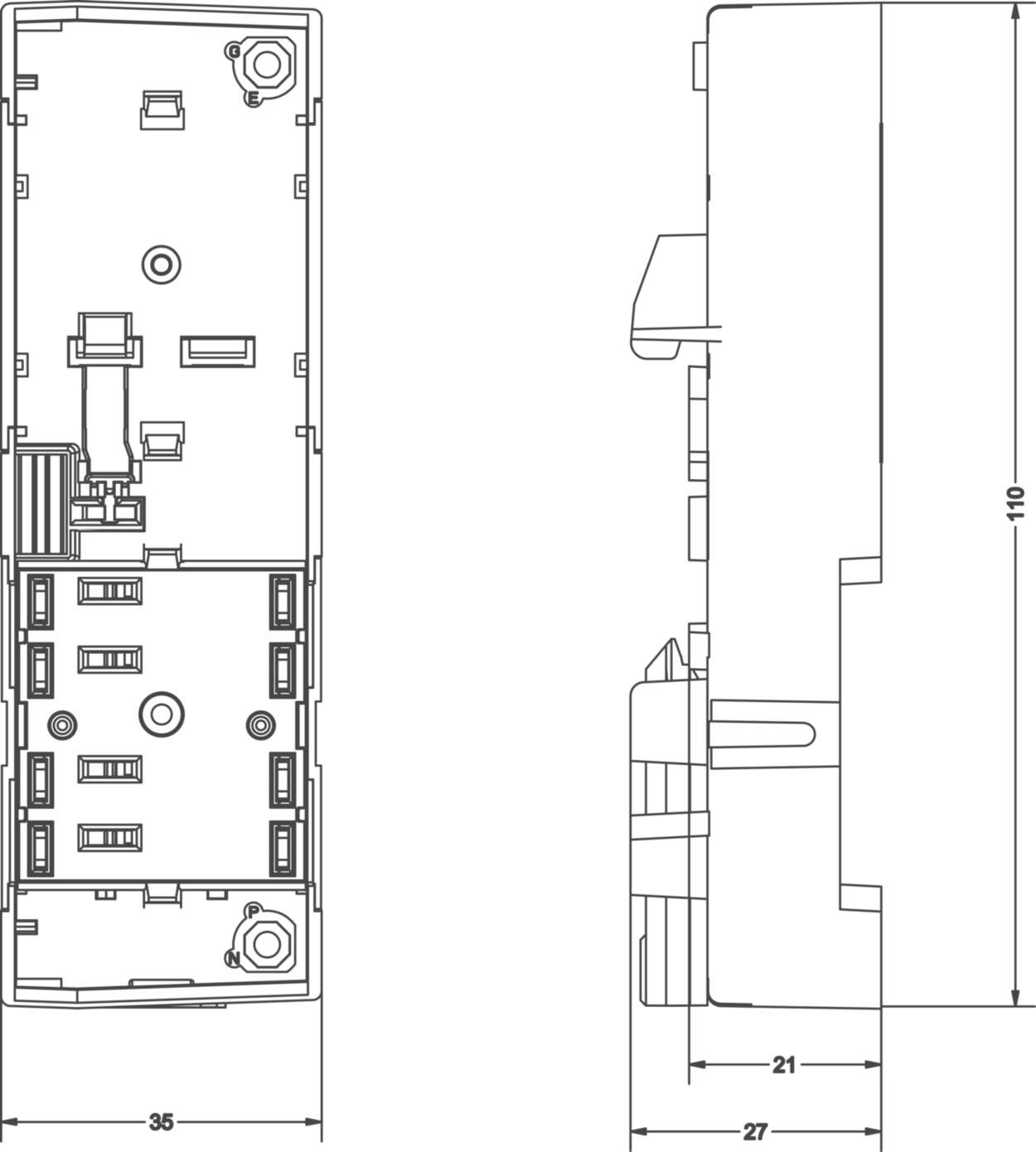 Housing|LCOS|Functional housing|35 mm
