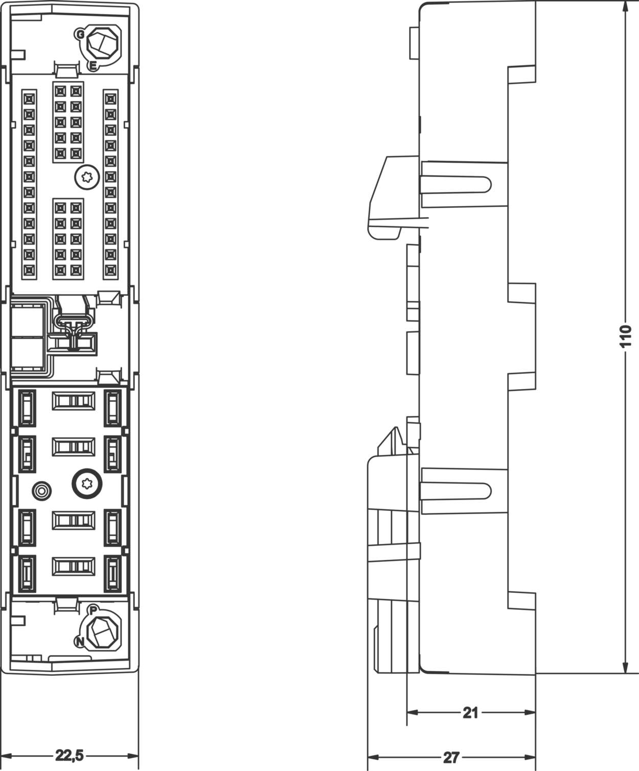 Housing|LCOS|Functional housing|22.500 mm