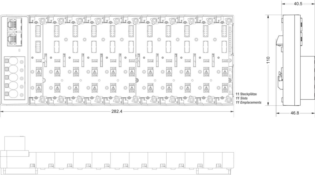 Housing|LCOS|Supply set BUS|70 mm
