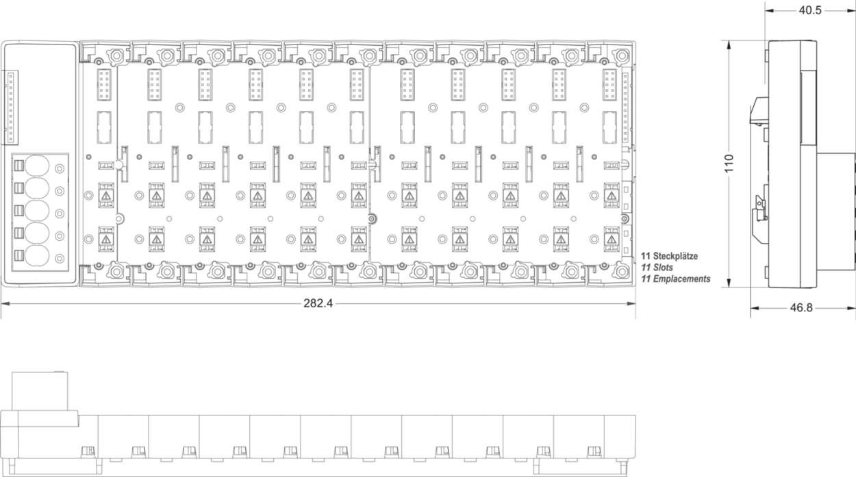 Housing|LCOS|Supply set BUS|70 mm