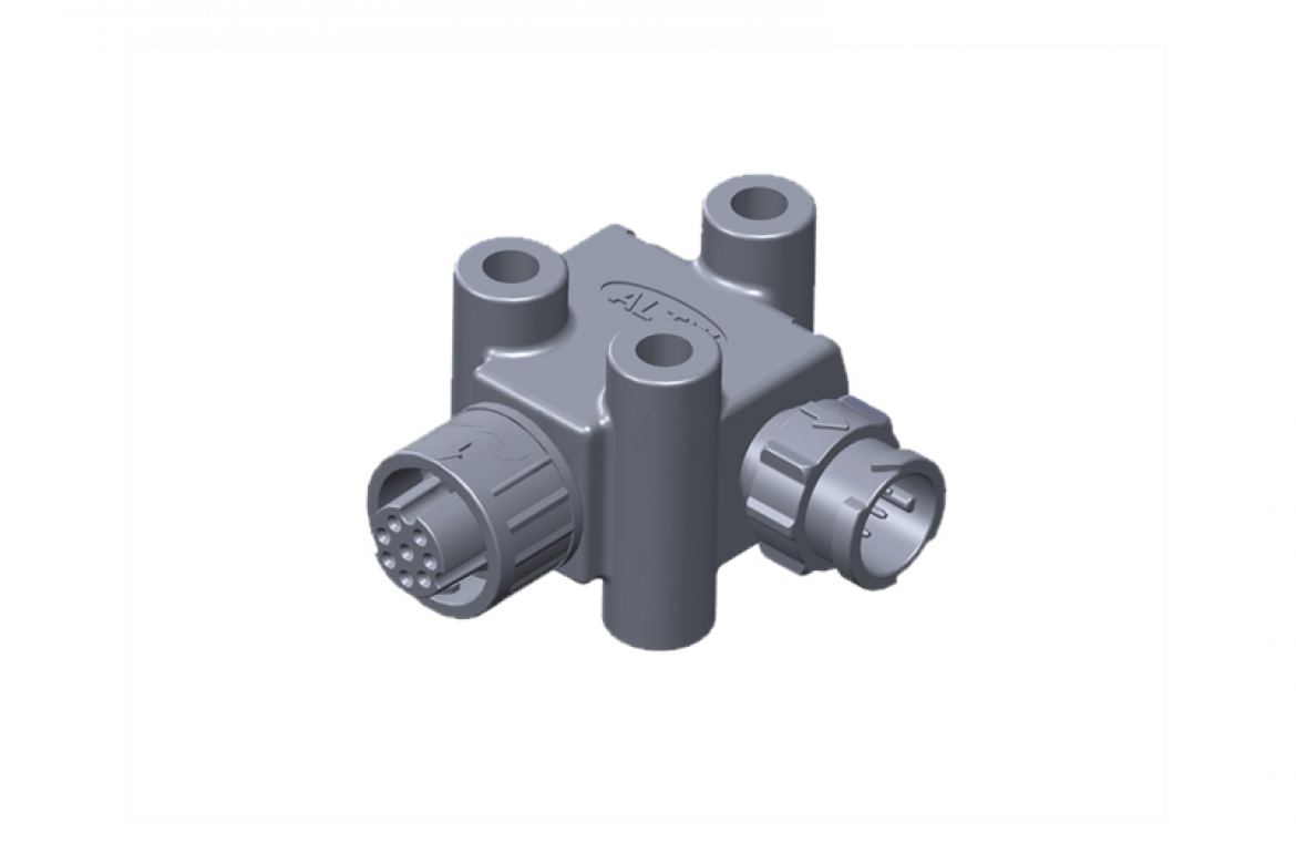 AB-AU-000808-0FM-LQ001 X-Lok Push Lock Connector