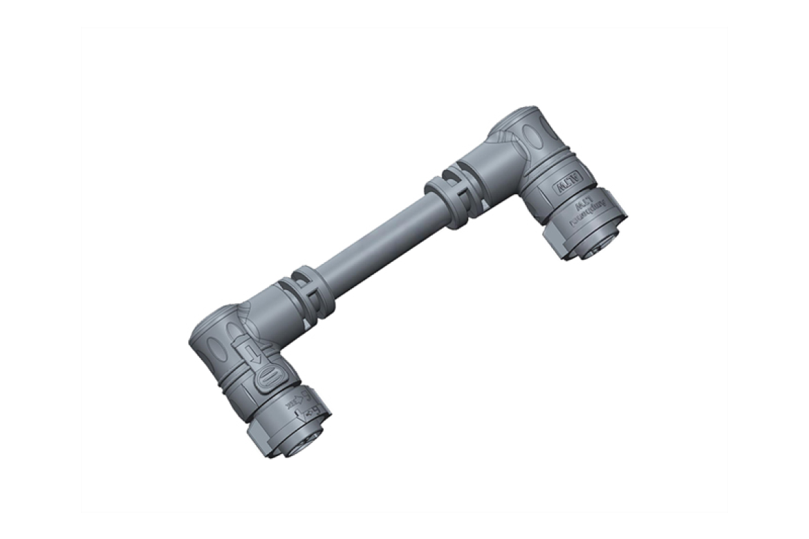 AB-BB02BR-BBBR-QD002 X-Lok Push Lock Connector