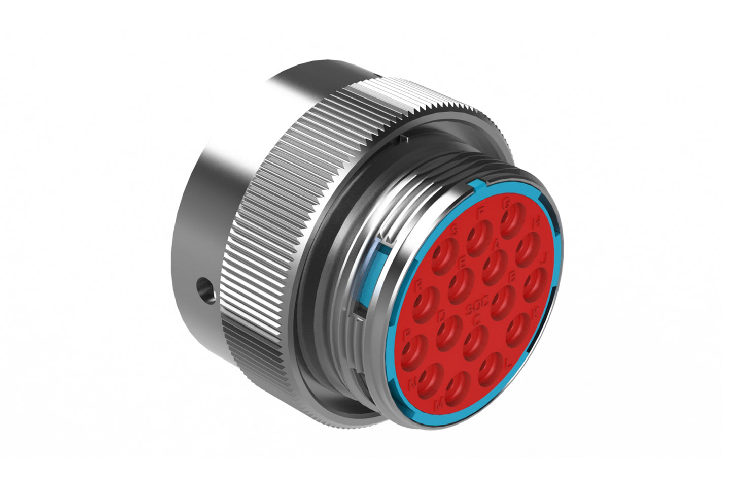 AHDM06-24-16SR 16 Position Plug Kit, Shell Size 24, Socket, Reduced Diameter Seal, Wide Thread. HD36-24-16SE