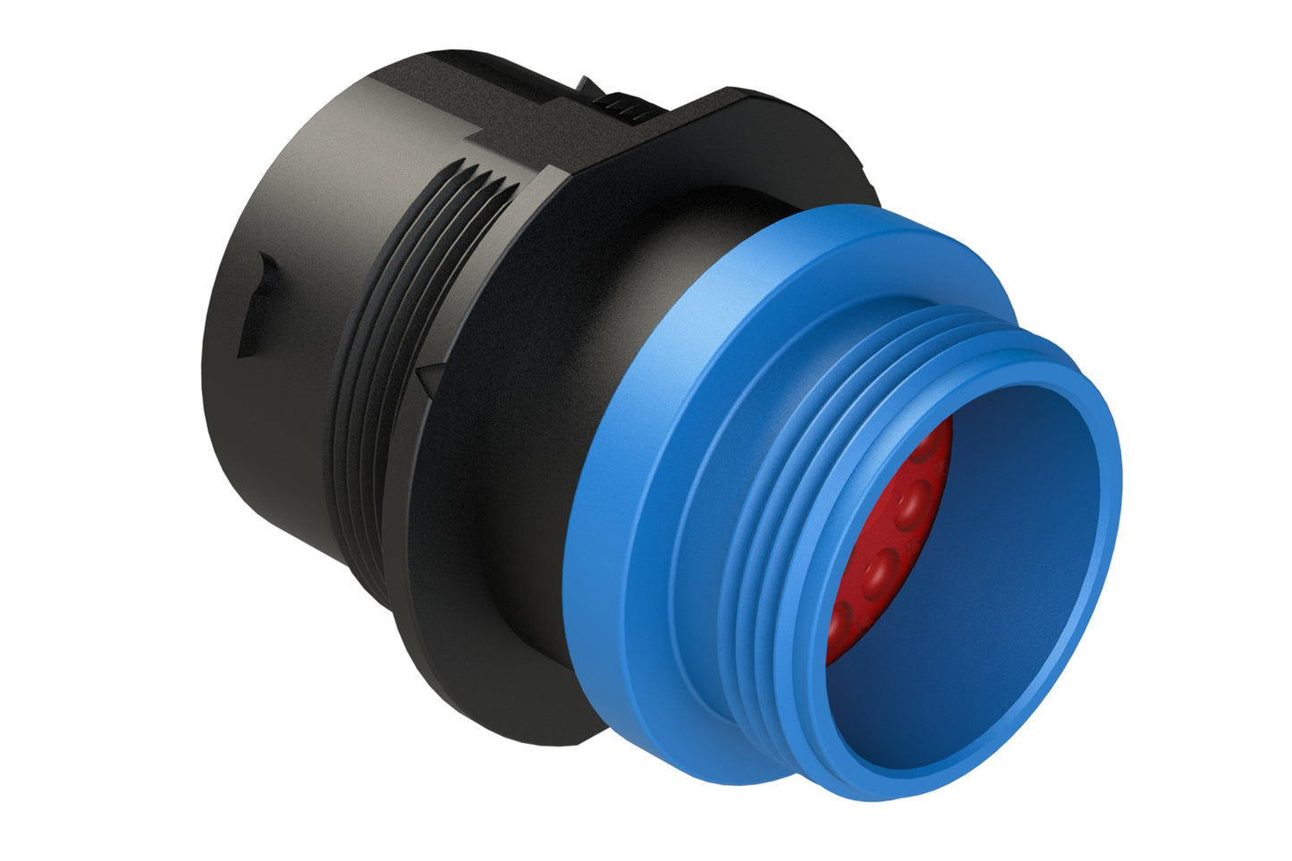 AHDP04-24-18PR-STA 18 Position Receptacle, Pin, Shell Size 24, Reduced Diameter Seal (Blue Adapter), Small Thread Adapter. HDP24-24-18PE-L015