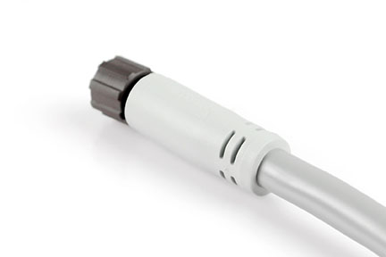 AM-N05S-M1 M12 Single ended Cable Assembly, 5 Positions, NMEA 2000 Plug, Female Socket, 1 Meter length