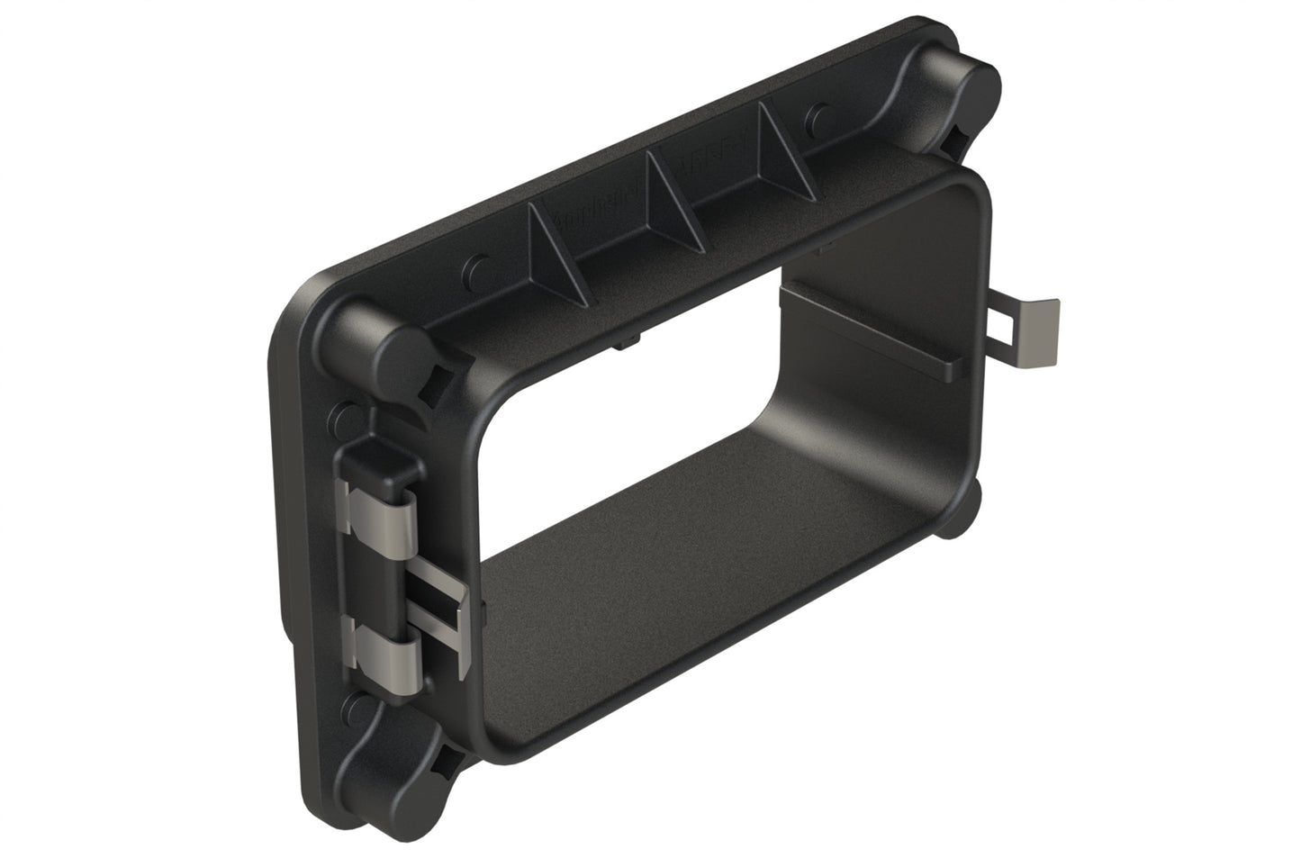 ARBF-1C Interface Flange for 102, 128 Position Receptacles, Keyed C, Black. DRBF-1C