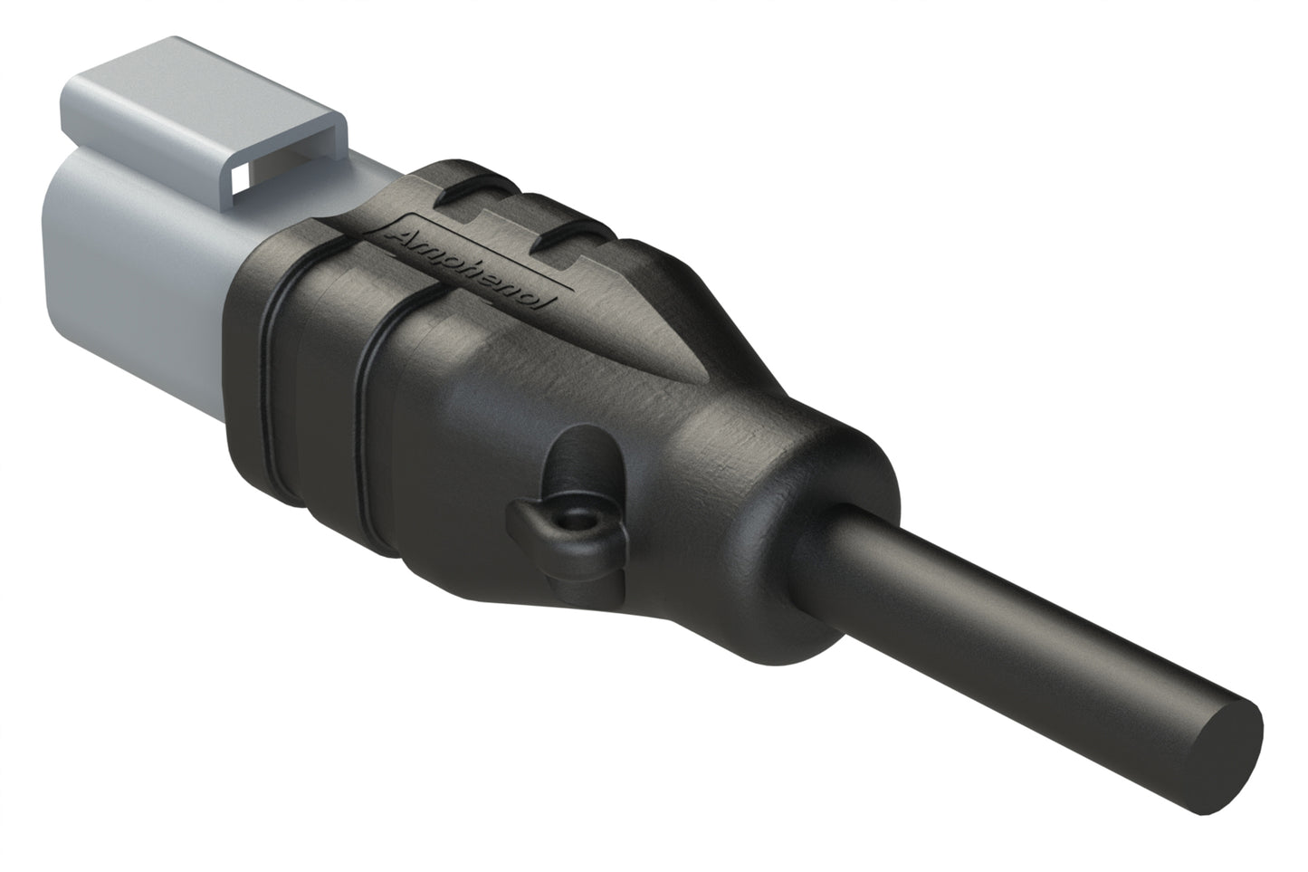AT04GY-2P-N-TPE-M5 2 Position Receptacle Single-Ended Molded Cable Assembly. Black TPE, Uses Connector AT04-2P, 5 Meter Length. DT04-2P-2125-5M