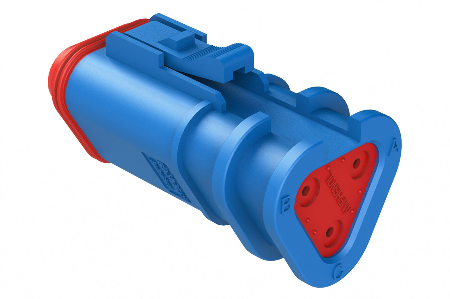 AT06-3S-OMBLU 3 Position, Plug, Socket, Structure Plus™, BLUE