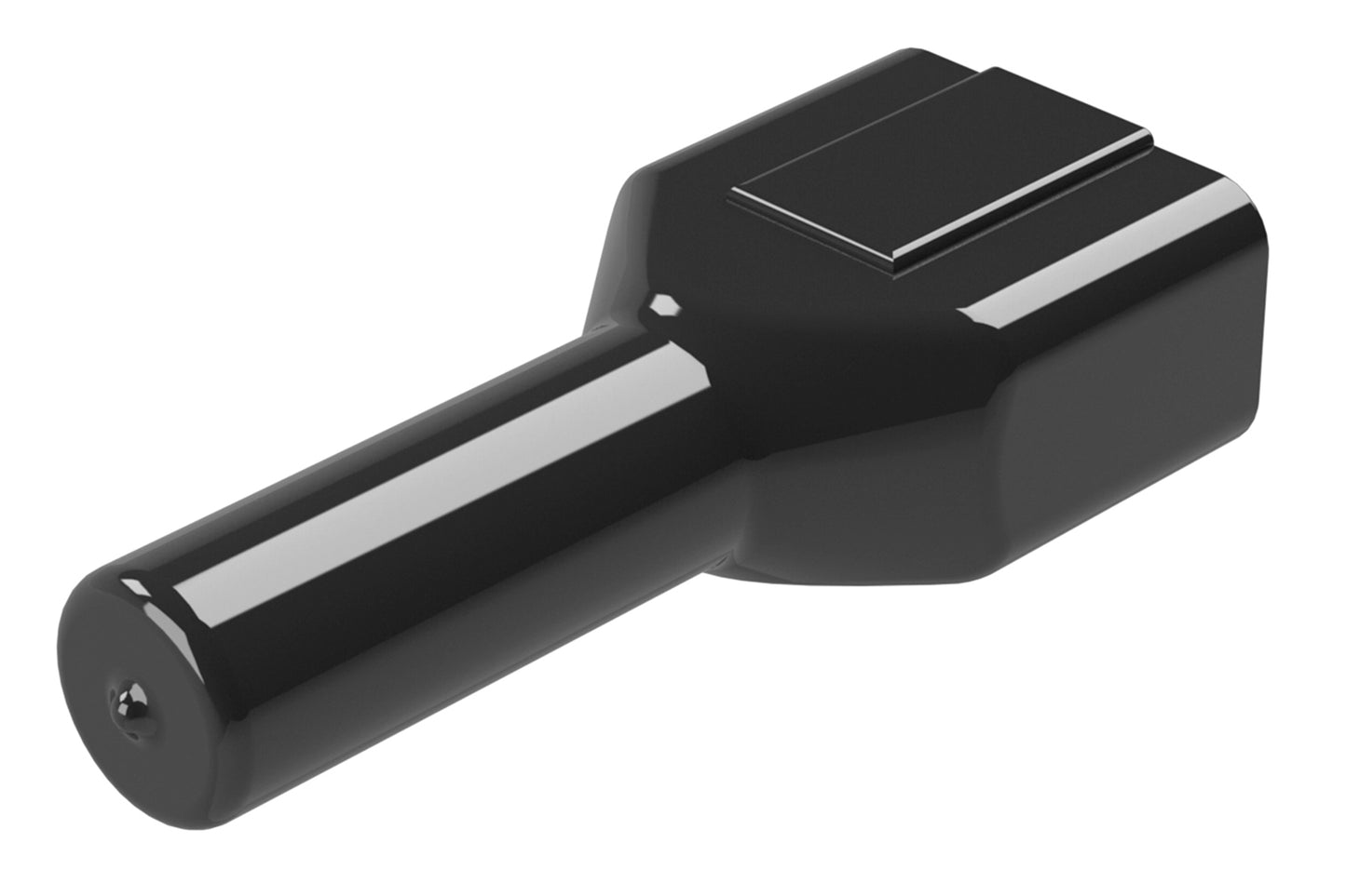 AT12P-BT-BK Boot (Backshell) for 12-way Receptacle, Black. DT12P-BT-BK