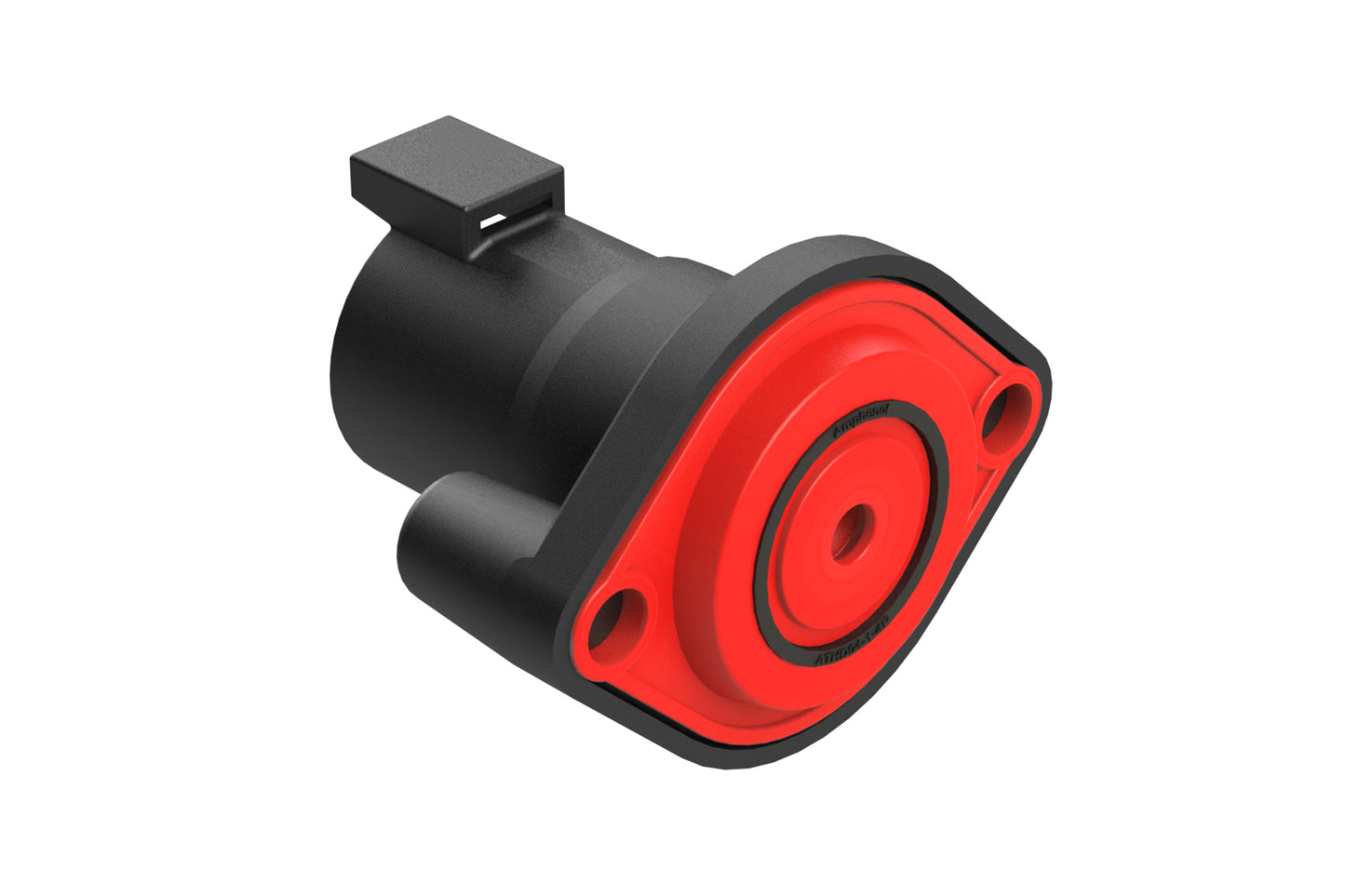 ATHD04-1-4P-L013 1 Position Receptacle, Flush Flange Mount 100A / 1000V, Pin, environmentally sealed. DTHD04-1-4P-L013