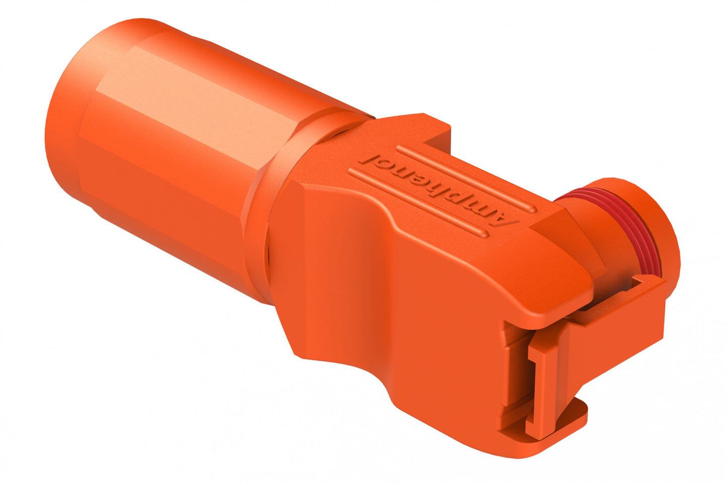 ATHP061RS08NN-35-ORG 8mm right angle plug, 130A/1000V, Socket, orange