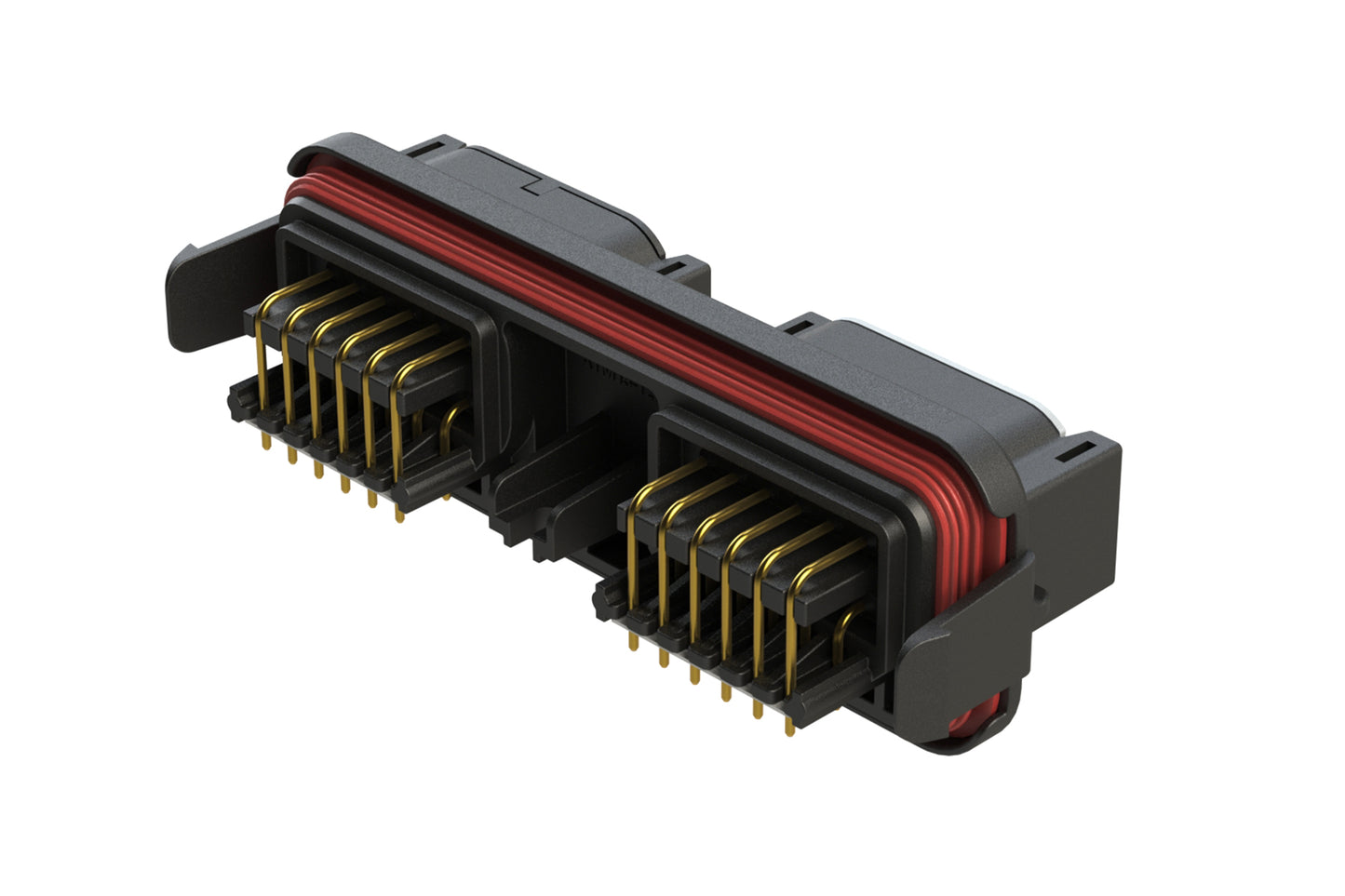 ATM13-12PA-12PB-BM01 ATM™ Header, Thermoplastic, (2) 12 Position size 20, A&B Key - Gold Plating. DTM13-12PA-12PB-GR01