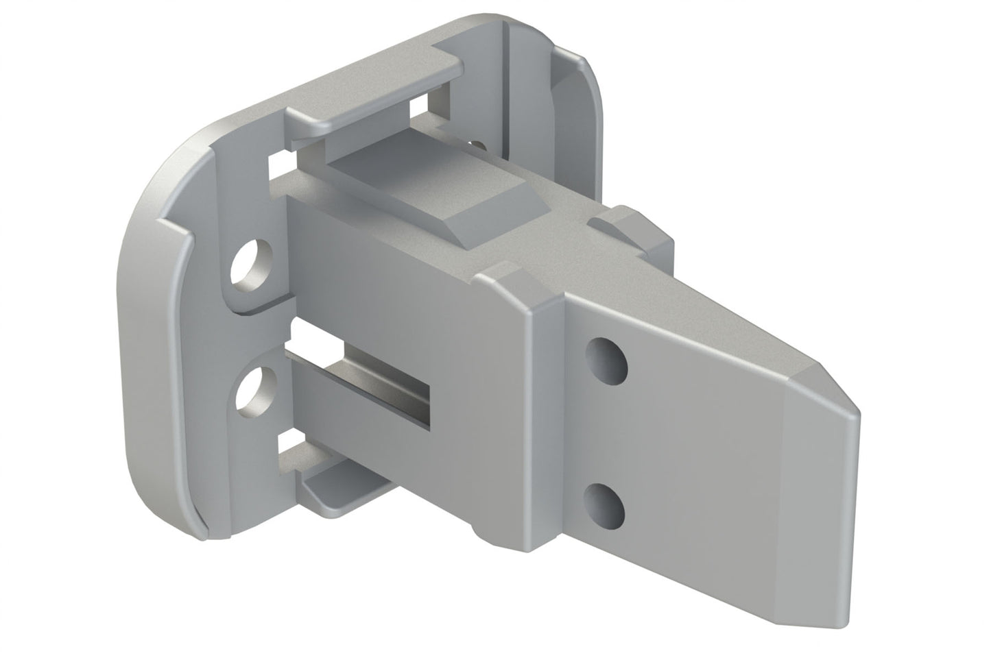 AW4S-A 4 Position Plug Wedgelock, Keyed A, Grey. W4SA, W4SA-P012