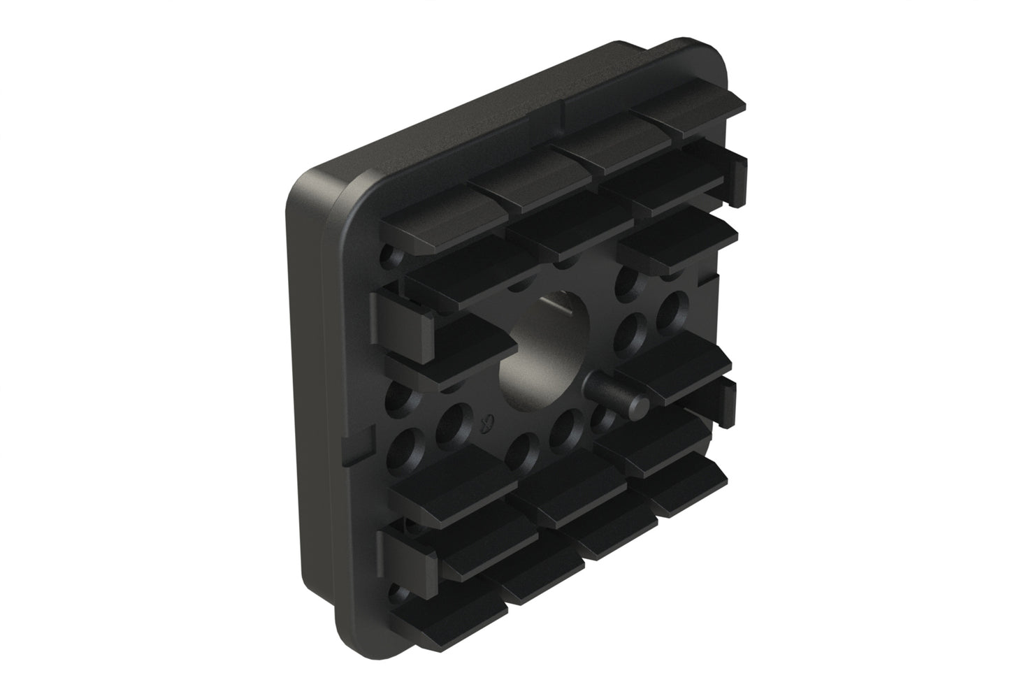 AWB-48SB Wedgelock for 48 Position Plug, Keyed B, Black. WB-48SB