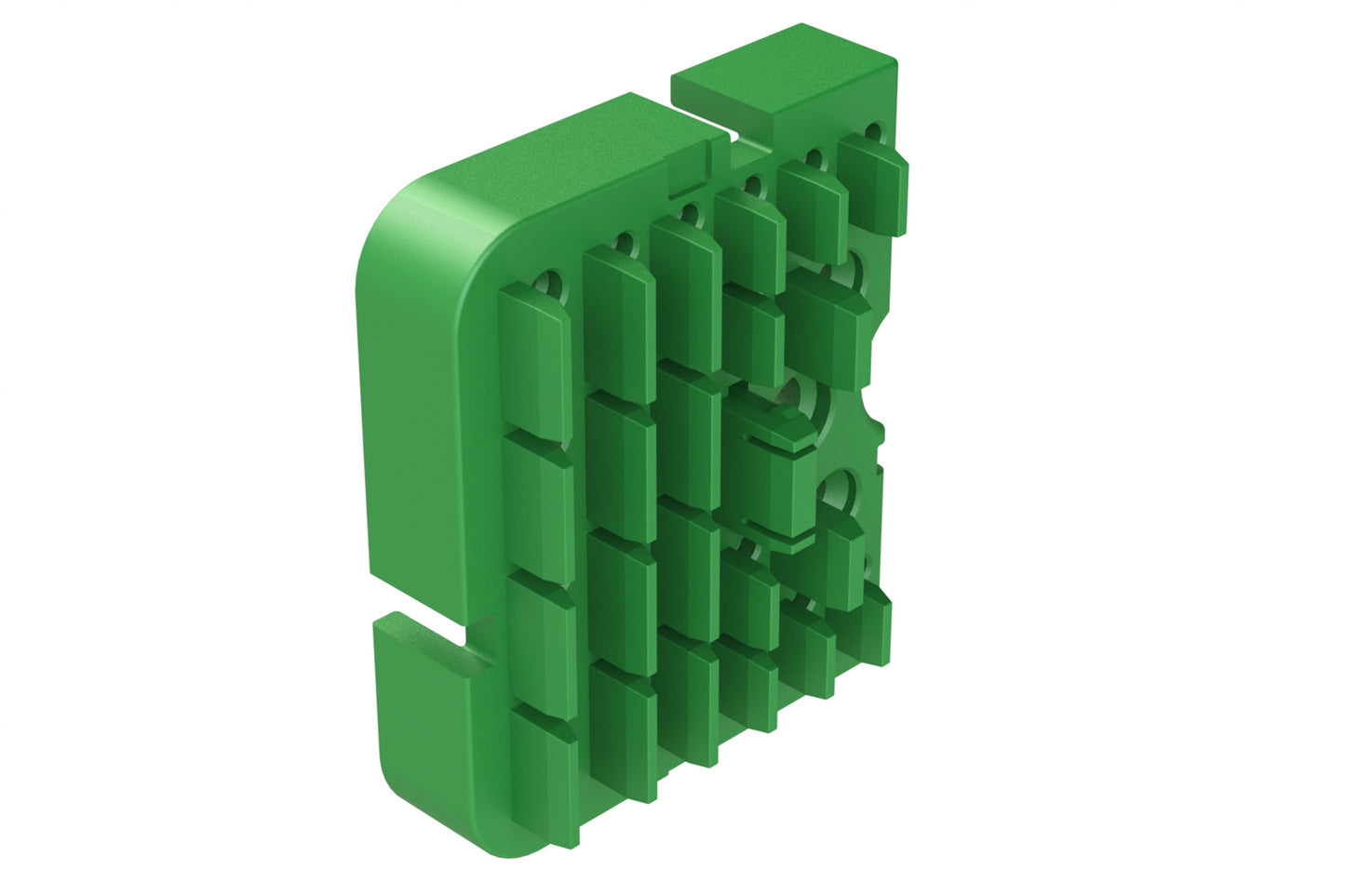 AWB-51PCL Left Wedgelock for 102 Position Receptacle, (51 Positions), Keyed C, Green. WB-51PCL