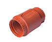 C016 G11 061 E10 V Brown Backshell, straight, package of 5