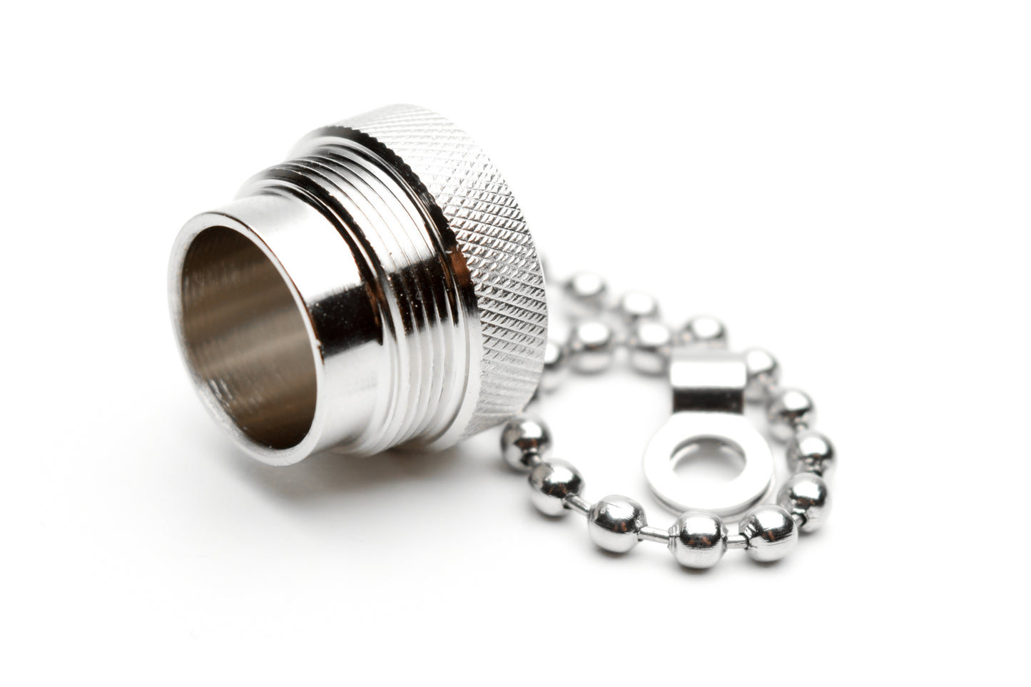 C091 00V000 152 2 Protective cap with 110mm metal chain. For use with female receptacles.