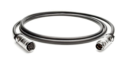 CA091 60 2000 950 AISG RET Cable Assembly with IP68 straight male / female cable connectors, 0.5 meter, PUR cable, 8 pin interface, 6 loaded contacts