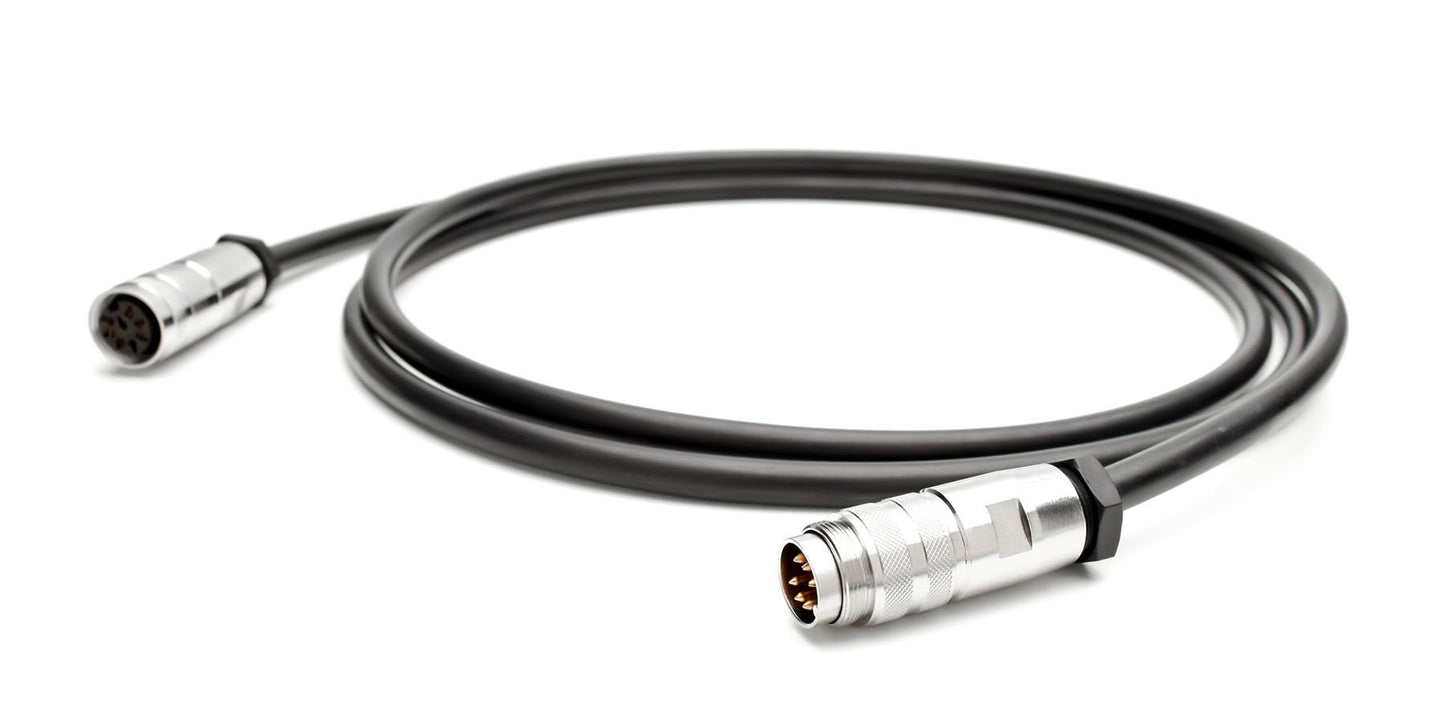 CA091 60 4000 045 AISG RET Cable Assembly with IP68 straight male / female cable connectors, 45 meter, PE cable, 8 pin interface, 6 loaded contacts