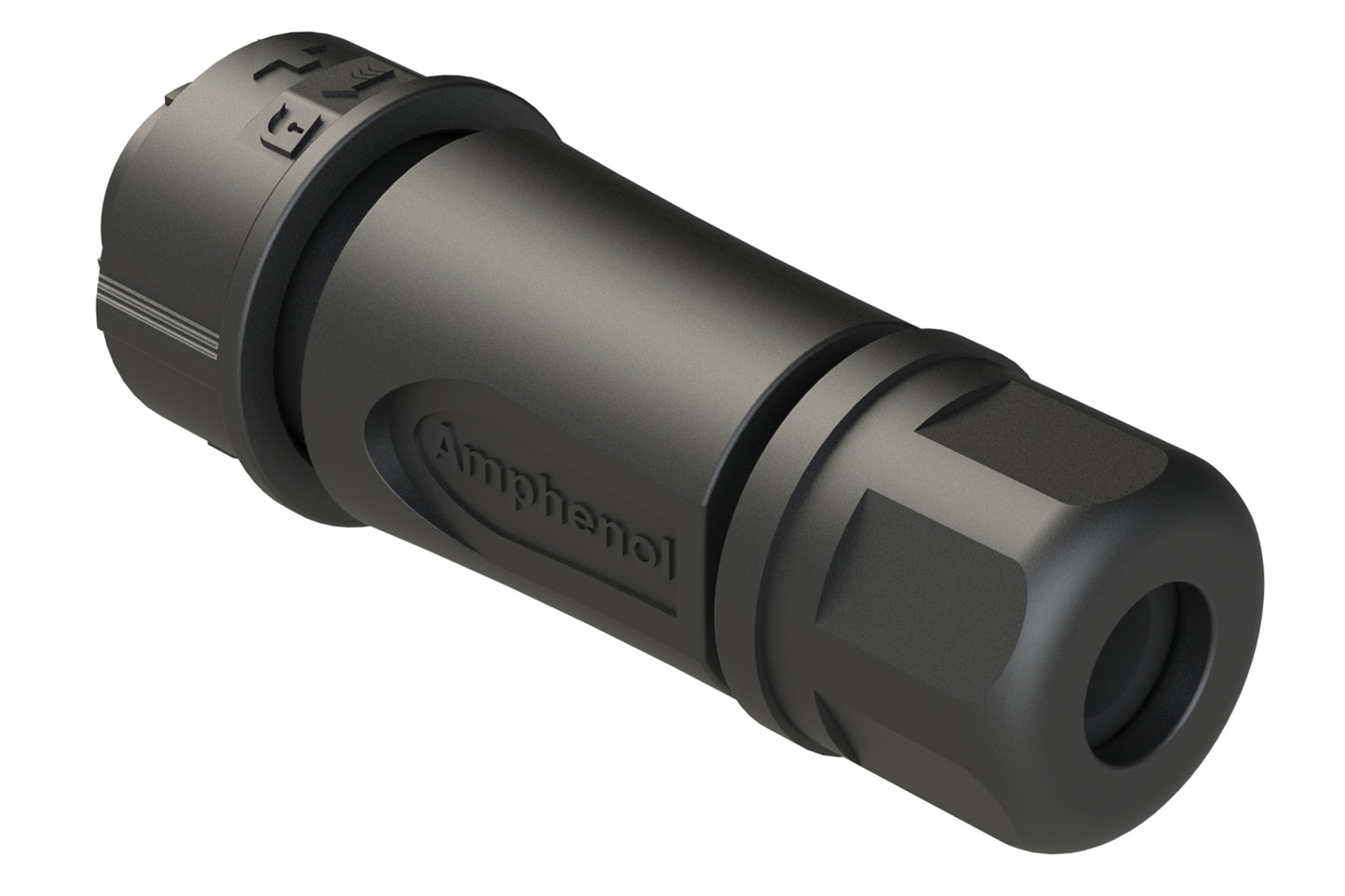 FLS6BS10N3W3S03 Plug, 6 (3+3) Position, Female, Shell Size 10, Back Shell, Silicone Seal, Cable OD Range 4.0~8.8mm, Auto-Lock