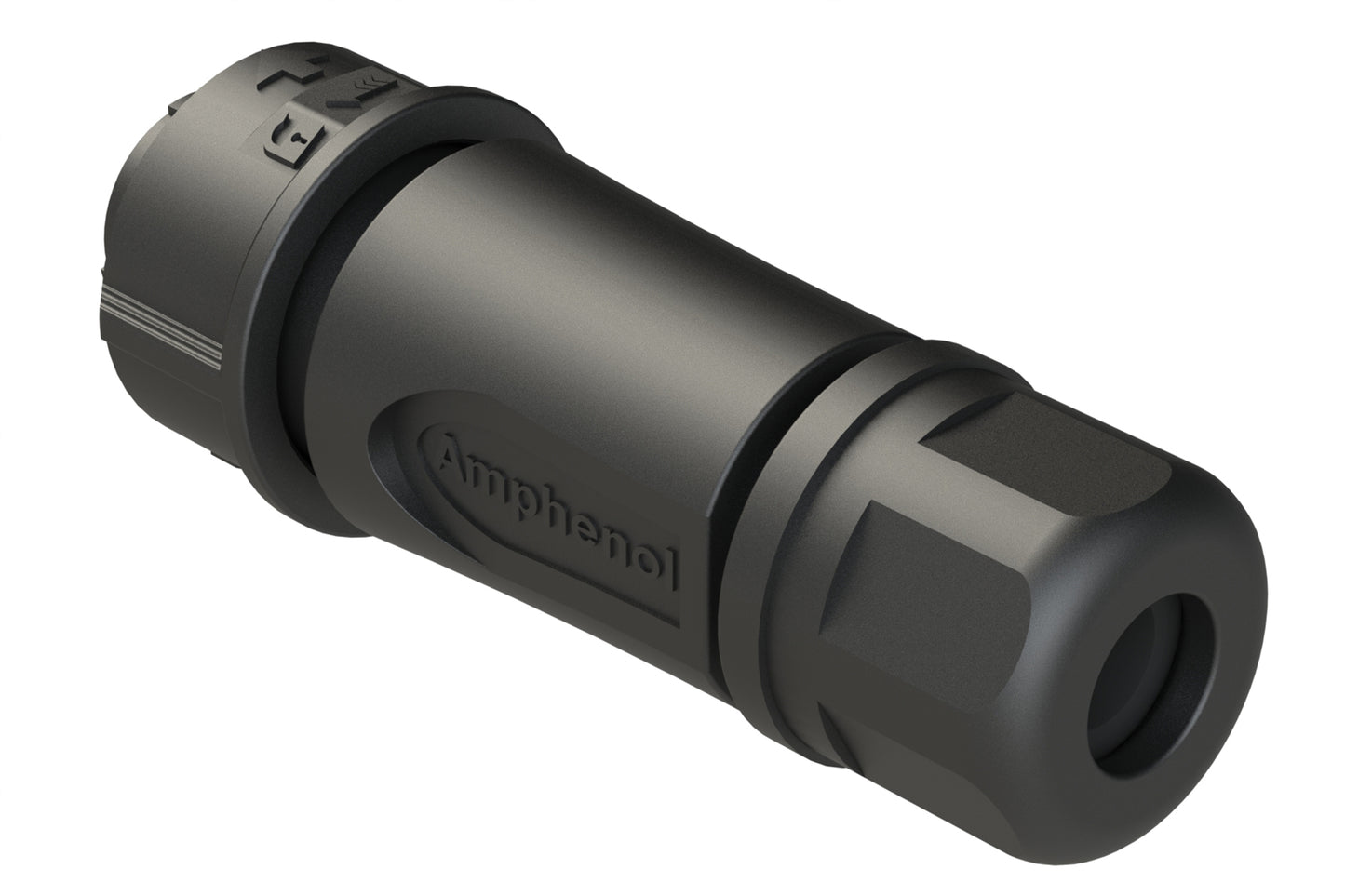 FLS6BS10N4S03 Plug, 4 Position, Female, Shell Size 10, Silicone Seal, Back Shell, Cable OD Range 4.0~8.8mm, Auto-Lock