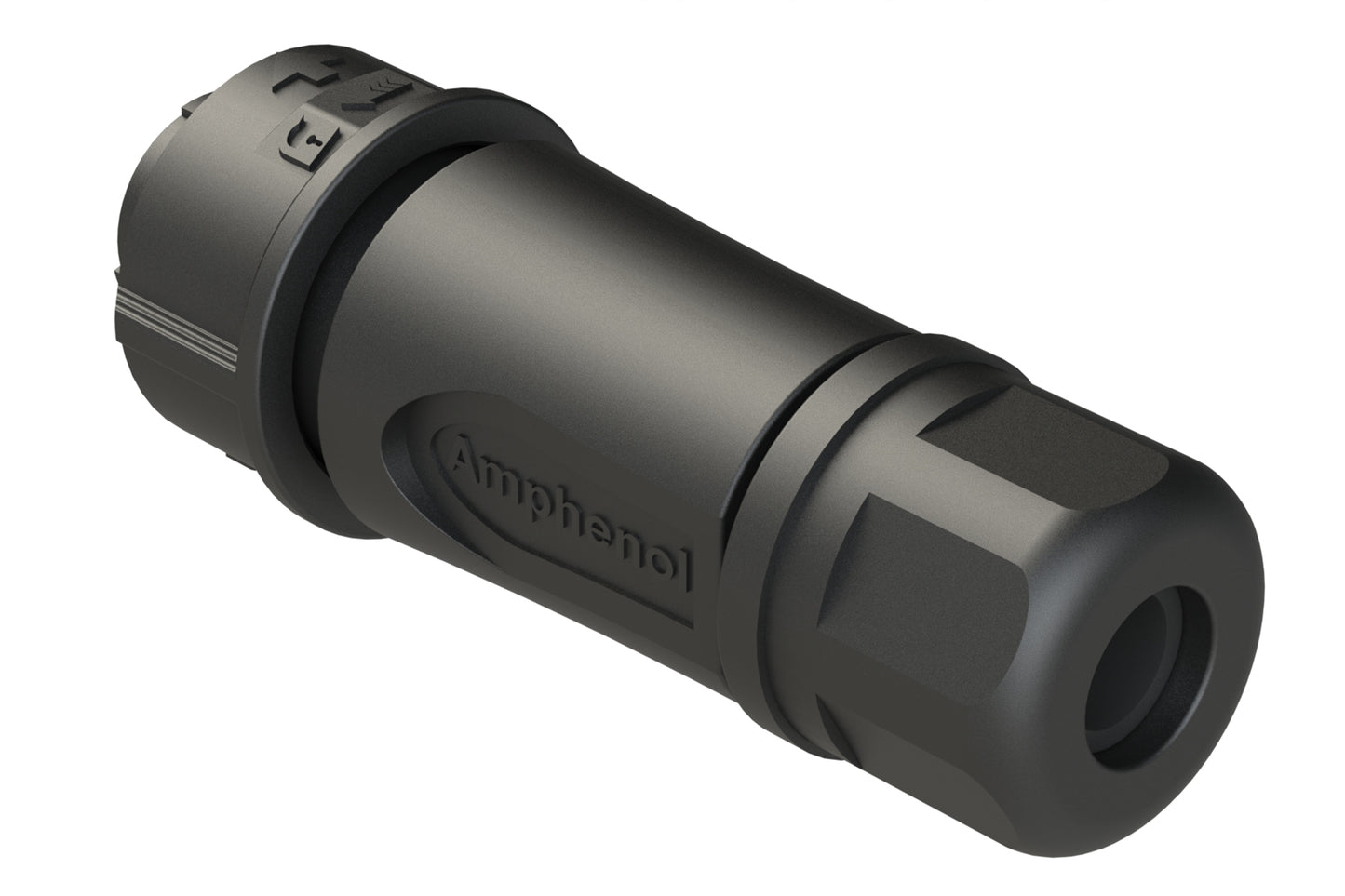 FLS6BS10N6P03 Plug, 6 Position, Male, Shell Size 10, Silicone Seal, Back Shell, Cable OD Range 4.0~8.8mm, Auto-Lock